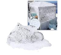 Filet Camouflage Forestier Blanc, Filet de Chasse Occultant pour Tir - Filet Militaire Léger Résistant à l'eau Parfait pour Camping et Cachette(9.0x10.0m(30x33ft))