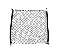 Filet Coffre Universel Grand Élastique Bagages Organisateur Chargement Rangement en Nylon Extensible Poche Réseau Maille Intérieur Voiture Filet Rangement de Coffre(70x70cm)