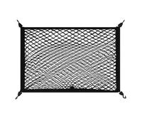 Filet Coffre Voiture pour Audi A6 Allroad 2000-2023 2024 2025 C5 C6 C7 C8,Filet De Rangement,avec 4 Crochets Bagages Fixe,Bord Élastique,Maintient Les Charges Plus Fermement,60 * 100cm