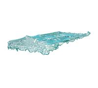 Filet Couvre Remorque 2,00x3,50m Avec Cordon Élastique