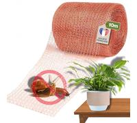 Filet Cuivre Anti limaces et escargots [ 10m x 12.7cm - Ruban Haute qualité ] Grillage Protecteur Plantes Maison et Jardin - Barriere Naturelle gastéropodes, rongeurs, Inoffensif Animaux domestiques