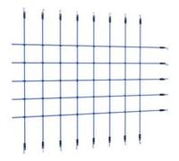 Filet d'escalade - vidaXL - 200x150 cm - Bleu - Enfants - Mixte