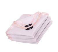 Filet D’Ombrage Blanc,Toile D'Ombrage de Protection Solaire, Voile D'ombrage Rectangulaire Respirante 2X4m 3X8m 5X6m Avec Oeillets pour Pergola Terrasse Serre Jardin Potager(2x15m/6.6x49.2ft)