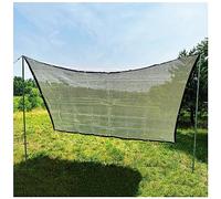 Filet d Ombrage Jardin Anti UV pour Chenil Chiens 3x2m, Aluminium Pare Soleil Tissus 85% Protection Contre Chaleur, Voiles D'Ombrage Réduit Chaleur Dans Voiture pour Serre Grange Chenil Toit Couvre (