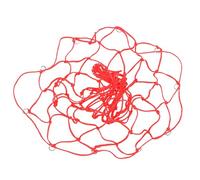 Filet D'alimentation Lent pour Chevaux en Nylon, 20 Brins Rouge | Maille Souple Légère, Limite la Suralimentation, Convient Deux Chevaux Adultes