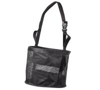 Filet D'alimentation pour Chevaux, Paquet Suspendu Noir en Polyester Nylon | Maille Solide avec Cordes Suspendre, Lavage Machine, pour Pâturage et Écurie, Grain et Lapins