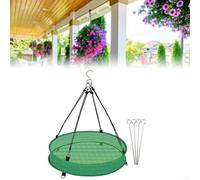 Filet d'alimentation pour oiseaux de jardin avec surface d'alimentation de 50 x 50 x 10 cm et structure résistante aux intempéries pour une fonctionnalité tout au long de l'année