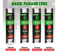 Filet d'appât Sougayilang PVA 5m par ensemble/spécifications multiples en option filet d'appât soluble dans l'eau pêche à la carpe rapidement pour guérir le poisson 18mm