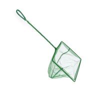 Filet d'aquarium, filet d'aquarium, filet de crevettes à maille fine douce avec manche long, skimmer carré pour aquarium, filet pour poissons pour aquariums, étangs et pisces