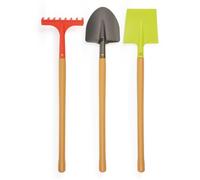 Jouets Ecoiffier - 4338 - Filet de 3 grands outils de jardin 70 cm - Jeux de plein air - Jeux pour le jardin - Jeu enfant - Dès 18 mois - Origine France Garantie