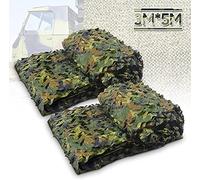 Filet de 3 x 5 m pour Chasse, de l'armée Filet de Protection Solaire pour décoration extérieure Jardin Militaire Paysage forestier Camping décoration de Chasse