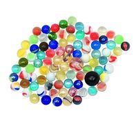 Filet de 88 billes en verre - TOYS PURE - Jeu de billes en verre - 86 billes de 1,6cm - 2 billes de 2,5cm