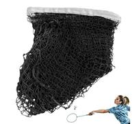 Filet De Badminton - 20 Pieds De Longueur Et 30 Pouces De Hauteur, Construction En Maille Souple Et Solide, Conception Portable Pliable, Polyéthylène Sans Nœuds Résistant Aux Intempéries | Entraînemen