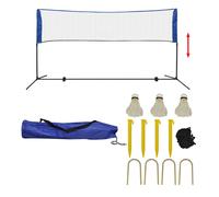 Filet de Badminton avec Volants 500x155 cm Ensemble de Filet de Badminton vidaXL