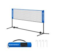 Filet de Badminton de 3 m Filet de Volley-Ball Hauteur réglable Ensemble Portable pour Le Tennis