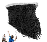 Filet de badminton d'extérieur - Filet de badminton professionnel en maille haute résistance avec cordons de serrage en nylon | Équipement de badminton pliable et léger pour jardin, plage, parc