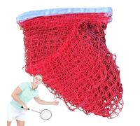 Filet de badminton - Filet de badminton professionnel en maille haute résistance avec cordons de serrage en nylon | Filet de volley-ball pliable d'extérieur - Filet de badminton portable pour jardin
