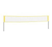 Filet De Badminton Jaune Et Noir 600x155 Cm Tissu Pe Vidaxl Vidaxl