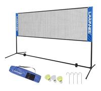 Filet de badminton pliable - LARMNEE - ELH03BN02 - Réglable 3 hauteurs - 300x103 cm - Bleu/Noir