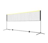 Filet de Badminton Portable 1,5 M / 3 M, Filet de Volley-ball Réglable en Hauteur avec Sac de Transport, Support Pliant, Cordon Élastique Épaissi Et Renforcé pour Intérieur/extérieur black 3.0*0.86M
