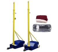 Filet de badminton portable de 1,55 m pour intérieur et extérieur, filet de volleyball robuste pour adultes et jeunes