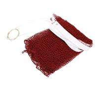 Filet de Badminton Portable Marron en Polypropylène, Petit Maillage | Installation Rapide, Maintien Droit Facile, Usage Intérieur Toute Surface Plane, Pratique et Simple
