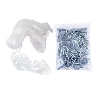 Filet de balcon | Filets de clôture anti-chute fiables de 2 x 1,5 M pour animaux domestiques, confortable à utiliser pour chien transparent en fil d'acier robuste et sûr, adapté pour