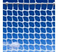 Filet de balcon pour animaux domestiques, filet de sécurité pour enfants, rampe d'escalier, aire de jeux, barrière de patio, clôture sans nœuds, décoration de(Size:0.5M*2M(1.64FT*6.56FT),Color:Blanc)