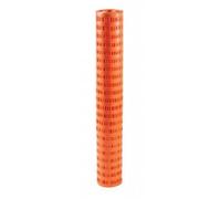 Filet de balisage orange pour chantiers haute résistance anti UV - 1m x 50m BARNIER