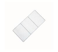 Filet de Barbecue carré en Acier Inoxydable for Four à Charbon de Bois d'extérieur, ustensile ménager(Light Gray)