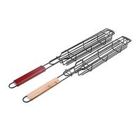 Filet de barbecue, panier de barbecue pratique en fil de fer ferme anti-adhésif pour fête, barbecue, pique-nique, dîner, camping, Defult, default