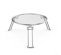 Filet de barbecue pliable en acier inoxydable, grille multifonction pour feu de camp, pique-nique et barbecue de jardin