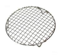 Filet de barbecue rond en acier inoxydable,grille à mailles,grille ronde,grille à vapeur,camping,randonnée,extérieur,1 - Type 16.5cm