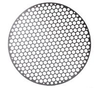 Filet de barbecue rond en acier inoxydable pour barbecue au charbon de bois, grille de cuisson au carbone, grille métallique de refroidissement avec circulation de l'air, non pour (24 cm)