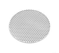 Filet de barbecue rond en acier inoxydable, tapis de barbecue en carbone pour four à vapeur, grille de cuisson à la vapeur, four, plaque de rôtissage - 28 cm
