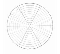 Filet de Barbecue Rond | La Conception en Arc de 12,8 Pouces Aide à éviter Les Chutes de Nourriture | Grillage antiadhésif pour grillades en Plein air/Camping/Pique-Nique |