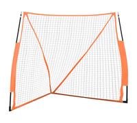 Filet De Baseball Portable Orange Et Noir 183x182x183 Cm Vidaxl Vidaxl