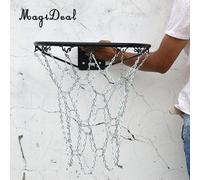 Filet De Basket-Ball À Mailles En Métal, Robuste, Pour Sports D'équipe, Intérieur Ou Extérieur Standard, Jante Argentée