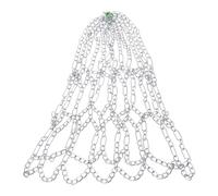 Filet de basket-ball de rechange en métal avec 12 crochets pour intérieur ou extérieur