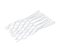 Filet de basket-ball lumineux à 12 anneaux de taille standard - Filet de basket-ball lumineux alimenté par le soleil - En nylon - Jantes en nylon