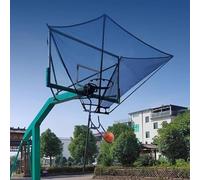 Filet de basket-ball pour entraînement de basket-ball Système de rebond net pour entraîneur de tir portable, filet de rebond de basket-ball suspendu pour cerceau, équipement d'entraînement de