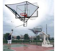 Filet de basketball portable pour la pratique du rebond - Améliore l'entraînement et le développement des compétences avec une répétition des tirs sans couture