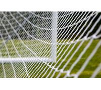 Filet de But de Foot 7.32 x 2.44 - POWERSHOT - Filet très résistant Anti-UV (Blanc)