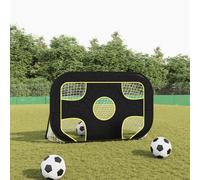 Filet de but de football avec cible 120x80x80 cm polyester filet vidaXL