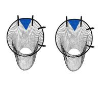 Filet de but de football INF pour l'entraînement de football - pack de 2 Black