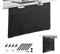 Filet De Câbles De Bureau Xxl - Protection Visuelle Sous La Table - Passe-Câbles Flexible - Rangement Invisible Pour Cacher Les Câbles, Organiser Le Bureau - Noir[DYB983781]