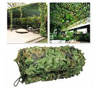 Filet De Camouflage 2×3m 3×3m 3×4m 4×4m 4×5m 4×6m 5×7m Filet D'ombrage,Filet De Crème Solaire,Filet De Camouflage Militaire Renforcé,Pour Camping Chasse Décoration Armée,Jungle-3x5m(9.8*16.4ft)