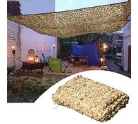 Filet De Camouflage 3x3m, Filet de Camouflage Beige, Chasse Au Filet de Camouflage, Militaire Voile D'ombrage Camouflage, Filet De Protection Solaire, 2x3m 2x4m 2X(Size:4X4M/13X13FT)