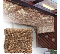 Filet de Camouflage 4x5M Filet Ombrage Exterieur Camping Sauvage, Forêt, Aménagement paysager, Extérieur, Décoration de Garden-Party, Protection Solaire
