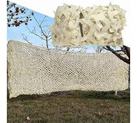 Filet De Camouflage Beige,Filet D'ombrage,Filet De Camouflage Renforcé 2x3m 3x3m 3x4m 3x5m 4x4m 4x6m,Décoration Militaire,Camping,Chasse,Filet De Camouflage Crème Solaire,Beige-3x8m(9.8*26.2ft)
